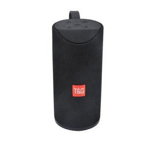Haut-parleur portable stéréo sans fil TG113 Super Bass V5.5 en tissu avec lumière LED clignotante pour ordinateur – Offre Spéciale - Product Image 1