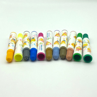 Fabrication multicolore lavable aquarelle stylo dessin peinture marqueur pour enfant mignon petit canard dessin animé étudiant Art fournitures