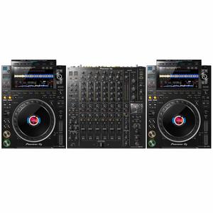 ชุดแพ็คเกจเครื่องเล่นดีเจ 2 CDJ-3000 Flagship Pro-DJ Multi Players พร้อมมิกเซอร์คอนโทรลเลอร์ระดับมืออาชีพ 6 แชนแนล DJM-V10 - ใช้พลังงานแสงอาทิตย์/แบตเตอรี่ สำหรับใช้งานกลางแจ้ง - Product Image 3