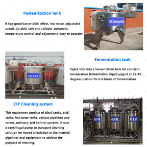 Máquina Pequeña para Hacer Yogur y Línea de Máquinas de Procesamiento de Lácteos para Leche Ácida - Product Image 4