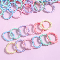 Bande de cheveux élastique de Style doux pour enfants filles bébé élastique accessoires de cheveux avec conception de pouce