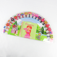 CDP Individuelles Kawaii Schulnotizbuch Schreibwaren-Set für Kinder Inklusive Stift Bleistift Notizbuch