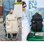 Sac à dos de voyage étanche grande capacité pour ordinateur portable, avec compartiment sec/humide et pochette amovible, idéal pour les voyages d'affaires, l'école et les trajets quotidiens