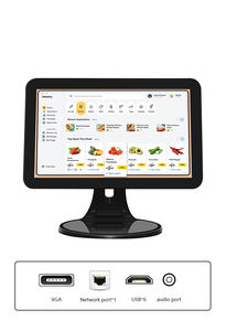 Système capacitif de position de moniteur d'écran tactile de 15 pouces tout dans une machine pour des magasins de détail de restaurant de supermarché - Product Image 3