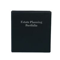 Carpeta de Anillas A4 de Cuero con Logotipo Personalizado, Organizador de Documentos para Planificación de Negocios y Herencias, para Suministros Legales de Oficina