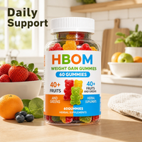 Gummies Super Aliments OEM 40+ Fruits et Légumes Suppléments à Base de Plantes 60 Gummies Nutrition Quotidienne Complément Alimentaire Complet Oursons Gommeux aux Fruits et Légumes