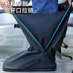 Waterproof Rain <b>Boot</b> Covers Thickened Non Slip Wear Resistant Unisex For All Seasons - Product Image 3