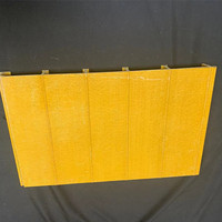 Plancher de panneau de pont frp grp/plancher de panneau de pont en fibre de verre composite de drainage