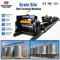 Machine de formage de rouleaux pour silo à grains durable, équipement de découpe hydraulique pour panneaux de silo en acier, destiné aux usines de fabrication de silos