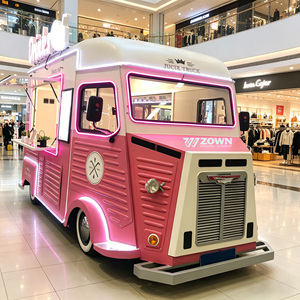 Electric Mobile Food Truck Coffee Cheap Fast Food <b>Trailer</b> Cart Catering Equipments Concession <b>Trailers</b> Food Kiosks - Product Image 4