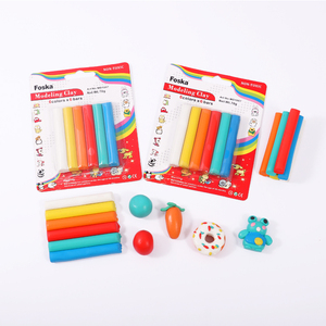 Foska MSDS Certification non toxique sécurité réutilisable doux et non collant 6 couleurs vives pâte à <span class=keywords><strong>modeler</strong></span> pour garçons filles enfants - Product Image 6