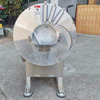 Broyeur commercial automatique d'oignons frites gingembre bambou pousses carotte déchiqueteuse trancheuse
