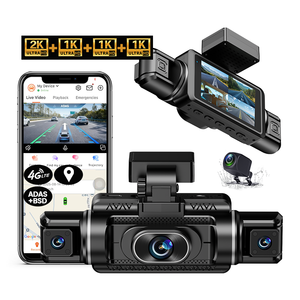 4G 4-kanaals <span class=keywords><strong>dashcam</strong></span> met 3 inch IPS-scherm, WIFI, <span class=keywords><strong>GPS</strong></span>, 2K nachtzicht, rij-assistentiesysteem (ADAS), BSD, auto-blackbox met 1 jaar garantie - Product Image 2