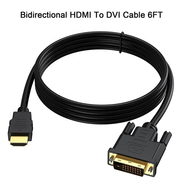 Xput Bi Directional HDMI Male to DVI D 24 1 Pin Video Cable Multiple Length 1.5M 1.8M 3M 5M 10M 15M 20M 25M 30M