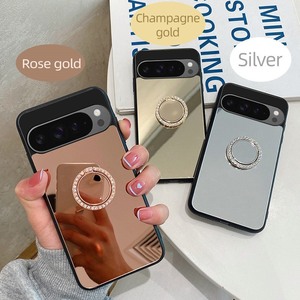 Étui acrylique de support d'anneau de miroir de maquillage de luxe pour Google <span class=keywords><strong>Pixel</strong></span> 10 9 Pro XL 10 9 8 7 6 5 Pro 3 4 XL 8a 7a 5a <span class=keywords><strong>4a</strong></span> 6a 3a - Product Image 1