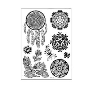 Autocollants de tatouage temporaire d'art corporel adulte sexy Mandala Nation Elephant <span class=keywords><strong>Dreamcatcher</strong></span> Design tatouage d'art corporel adulte permanent - Product Image 5