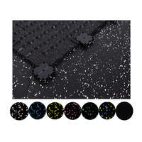 Sicherheit recycelt Epdm Granulat Fitness Gummi Gym Mat Boden fliese