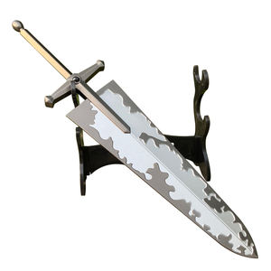 Moda Metal <span class=keywords><strong>Anime</strong></span> espada <span class=keywords><strong>Asta</strong></span> modelo 30,5 cm juguete Katana modelo Aleación de Zinc lujo conmemorativo artesanía decorativa - Product Image 2
