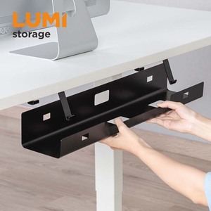CC11-4B Bandeja Organizadora de Cables Personalizada, Soporte para Cables Debajo del Escritorio, Cesta para Cables para Oficina en Casa - Product Image 1