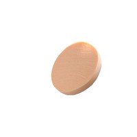 Petite éponge de maquillage ronde, utilisation humide et sèche, matériau en latex, application de fond de teint et de poudre compacte