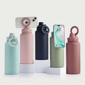 Nuevo Soporte Magnético Moderno para Teléfono y Botella de Agua 2025, Acero Inoxidable 304, 360° °   Aspiradoras Clásicas Rotatorias para Camping - Product Image 1