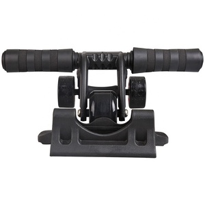 CHENGMO SPORTS entrenador muscular AB rodillo de rueda equipo de gimnasio en Casa 4 ruedas rueda abdominal saludable con rodillera y pastillas de freno - Product Image 5