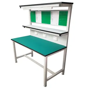 OEM profil aluminium workbench rakitan line worktable untuk pabrik menerima kustomisasi untuk pabrik