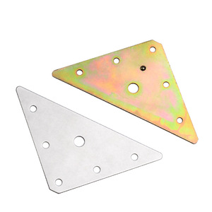 Soporte Conector de Muebles para Armario de Acero Inoxidable Jin Aoding, Placa Triangular con Recubrimiento de Color 2024.12.17 - Product Image 1