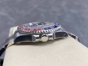 นาฬิกาจักรกลคุณภาพเยี่ยม ขนาด 40 มม. VS Factory ตัวเรือนเหล็ก 904L เครื่อง ETA 3285 รุ่น 126711 สายนาฬิกา 148 oeysteer แบบถ่วงน้ำหนัก หน้าปัด Pepsi GMT - Product Image 5