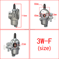 Carburateur 3w-F pour 3wf-3 40f-3 40f-3z 3wf-2.6 1e40fp-3 2 temps 950 850 750 650 Série Pulvérisateur d'engrais