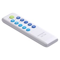 Télécommande universelle pour téléviseur avec gros boutons blancs et fonction d'apprentissage