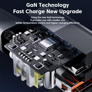 33W <span class=keywords><strong>Cargador</strong></span> <span class=keywords><strong>Original</strong></span> Tipo-C 33W Blanco Negro 2 Puertos Gan <span class=keywords><strong>Cargador</strong></span> 33W Para <span class=keywords><strong>iphone</strong></span> - Product Image 5