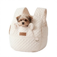 Sac à dos de transport pour animaux de compagnie, matelassé, écologique, confort nuage, tissu doux, sac de voyage pour chien et chat, extérieur, petits animaux, capacité 10 kg