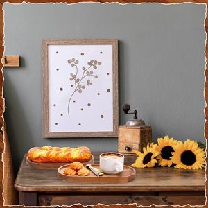 Linwnil Lot de 4 plateaux réutilisables écologiques 11,5x4 pouces ovales en bois pour charcuterie, plateaux de service, assiettes à fromage, assiettes à dîner en vrac - Product Image 4