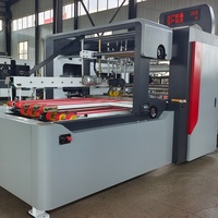 Machine de formage de cartons ondulés entièrement automatique, équipement de collage et de agrafage de boîtes
