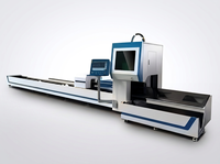 Machine de découpe laser à fibre multifonctionnelle haute vitesse et robuste pour tôles et tubes métalliques