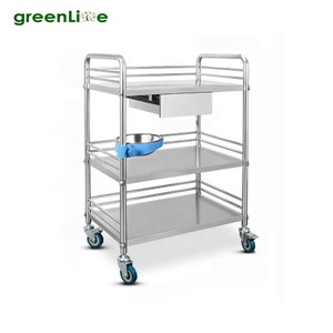Excellent TRO-KF2020 Hospital Mayo Cart Stainless Steel Operating Room Medical <strong>Dressing</strong> <strong>Trolley</strong> - Product Image 6