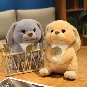 Venta al por Mayor de Peluches Personalizados de <span class=keywords><strong>Conejitos</strong></span> Marrones/<span class=keywords><strong>Grises</strong></span> con Orejas Largas, Súper Suaves, 23 cm, MEIWEN OEM/ODM, para Diversas Ocasiones - Product Image 5