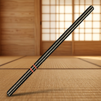 Bastón de Madera Recto para Artes Marciales, 1.5M 28mm, Duradero, Transpirable, Equipo de Entrenamiento de Karate, Judo, Kung Fu, Unisex