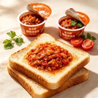 Groothandel OEM Chili Champignon Saus Mini Jelly Cup Klaar om te eten Champignonbrokjes voor afhaalrestaurants Diepvriesvoedsel Rijstnoedels