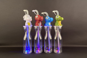 <span class=keywords><strong>16</strong></span> oz 500ml Logo personnalisé Ballon promotionnel Led Clignotant Light up Party Led Slush Yard Cup avec lumières LED - Product Image 2
