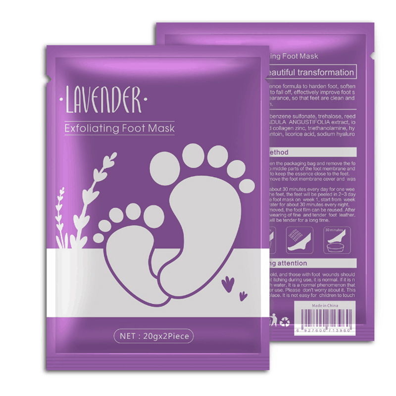 Оптовая продажа, OEM, уход за ногами, пилинг, отшелушивающая увлажняющая маска для ног