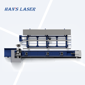 Máquina de Corte Láser de Fibra Automática Han's <span class=keywords><strong>Laser</strong></span> de 6m 9m 12m CNC para Tubos, Cortadora Láser de Tubos Metálicos de Acero Inoxidable de 120mm 220mm de Diámetro - Product Image 3