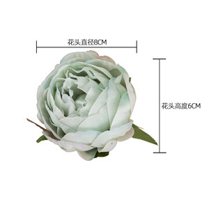 CallaFloral <b>Peony</b> Flower Head <b>Artificial</b> Flower Light White Indoor Decoration Home Craft - Product Image 4