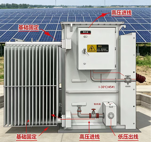 Subestación Combinada en Caja de Aluminio de Bajo Costo ZGS11-L-100kVA 10.5/0.4kV para Electricidad en Aldeas Remotas - Product Image 2