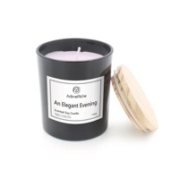 Keluarga Parfum Alami Bunga Kering Lavender Mawar Perlindungan Lingkungan Label Pribadi Lilin Kedelai dari Kulit Kelapa Buatan Tangan yang Elegan