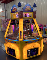 Machine de jeu d'amusement à pièces de monnaie Dream Castle, pousse-pièces, grue à griffes, avec fonction de pousse-pièces pour les enfants de 3 à 8 ans