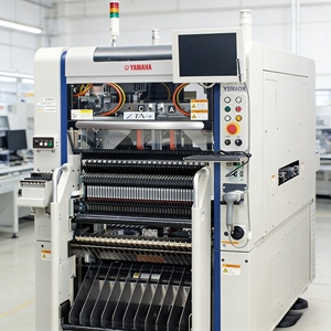 เครื่องประกอบชิ้นส่วนแบบ Pick and Place ยามาฮ่า รุ่น YSM40R มือสอง ระบบนำทางด้วยภาพ สำหรับประกอบชิ้นส่วน LED พร้อมมอเตอร์ ปั๊ม และลูกปืน - Product Image 1