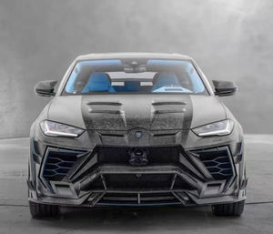 Kit carrosserie MSY Style pour <span class=keywords><strong>Lamborghini</strong></span> URUS, kit large en fibre de carbone sèche, pare-chocs avant, pare-chocs arrière, échappement central, pare-chocs de voiture - Product Image 5