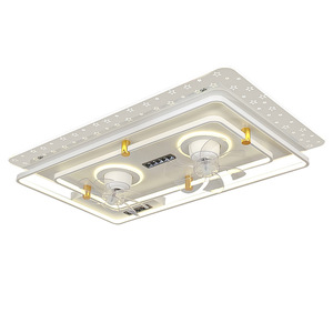 Invisible Fan <b>Light</b> Led <b>Ceiling</b> Fan Full Spectrum Flush Mount For Living Room Bedroom - Product Image 4